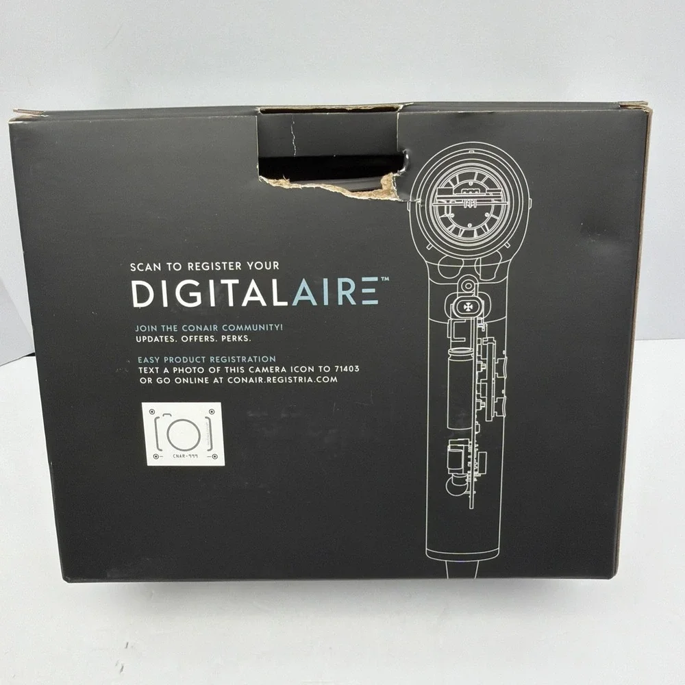 Conair InfinitiPRO DigitalAIRE Advancing Dryer Technology Hair Dryer NOB